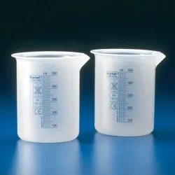Maatbeker, polypropyleen met laag schimmelgehalte 250 ml | 70 mm | 95 mm | 2,0 mm | ± 10 % | 10 ml